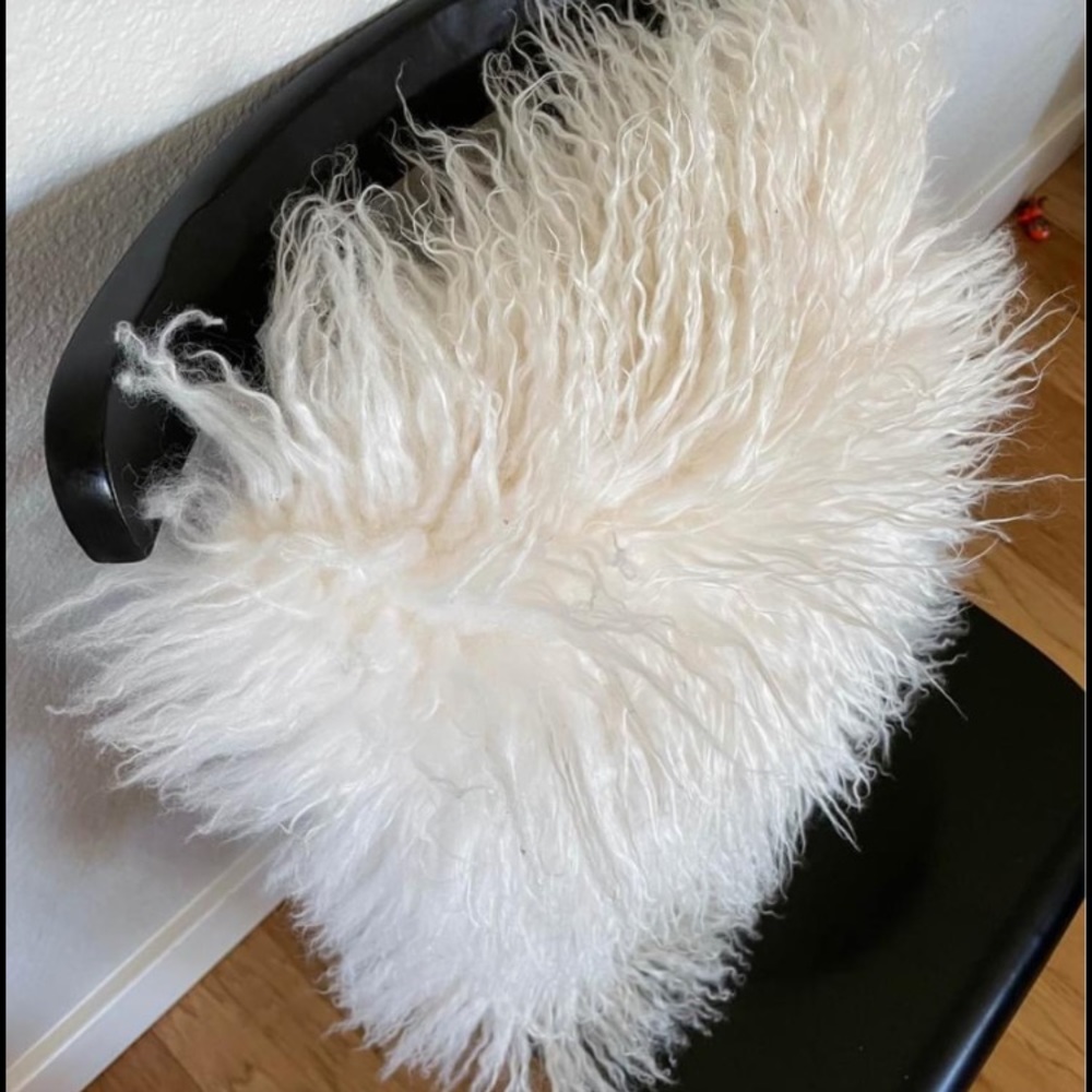 West Elm Mongolian Lamb Pillow Cover
